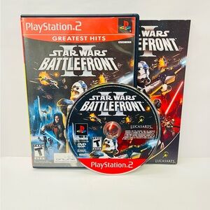 Star Wars: Battlefront 2 Greatest Hits (PS2, 2006) Tested - Working - CIB